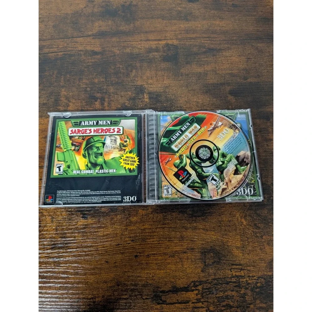Army Men: World War -- Land, Sea, Air (Sony PlayStation‎ 1, 2000) Tested CIB